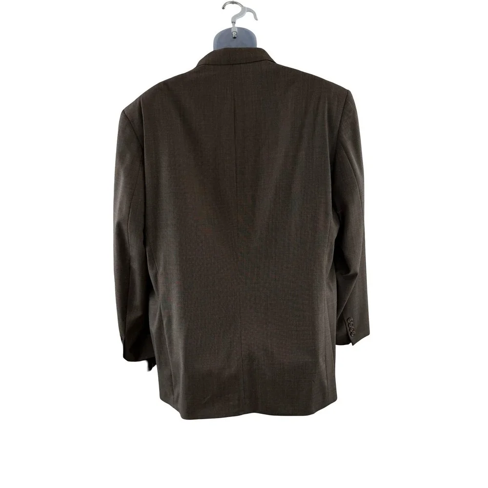 Vintage Chaps Ralph Lauren 2 Piece Suit Mens 46 Brown Wool 40x29 Canada 90s